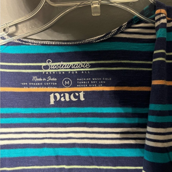 Pact Organic Sustainable Tulip Wrap Dress Womens Size Medium - Picture 4 of 4